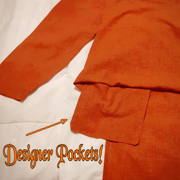 Melange 100% Cotton Tunic Dress with Designer Oversized 14" × 6½" Pockets - Picture 13 of 16